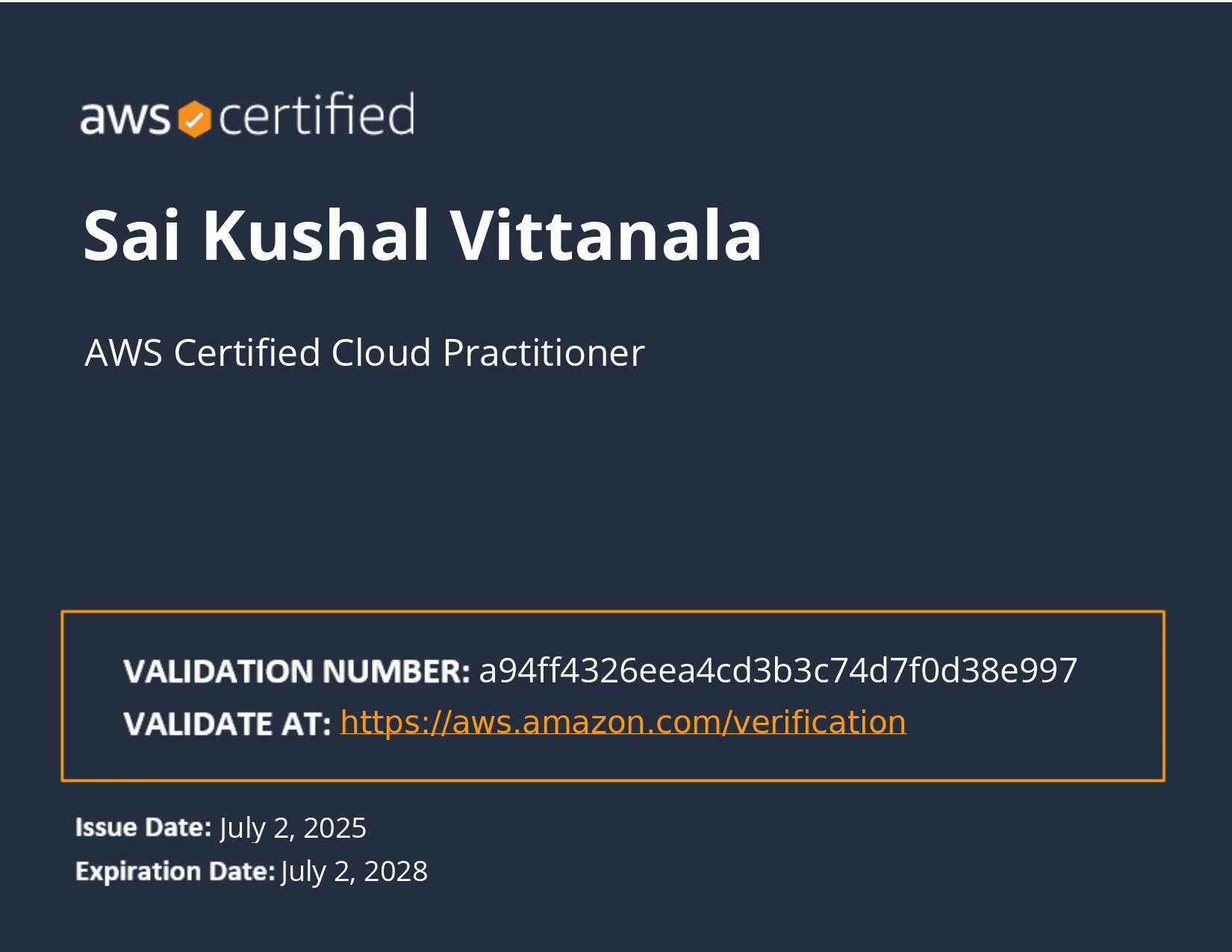 AWS Cloud Practitioner